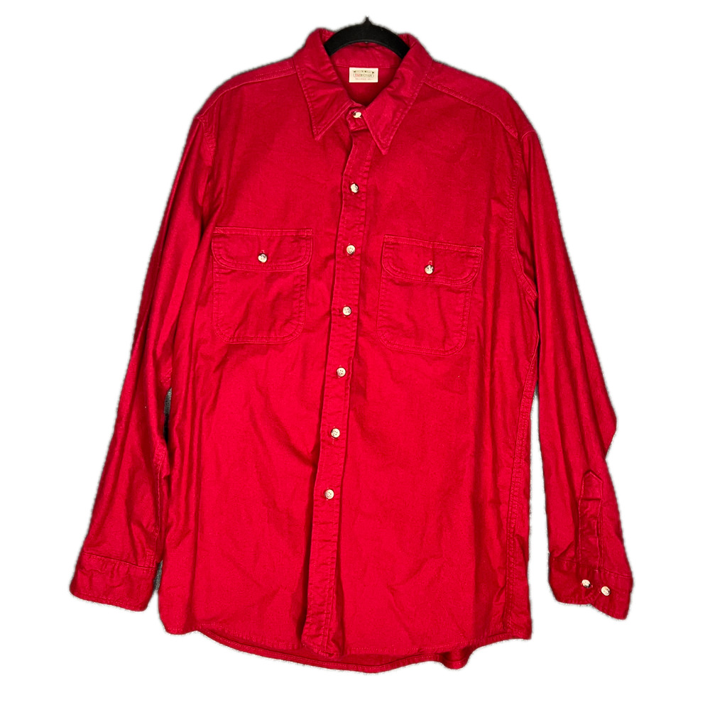 VTG Five Brother Shirt Mens Tallman XL Flannel Button Up Made USA Workwear 90s